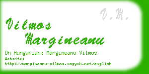 vilmos margineanu business card